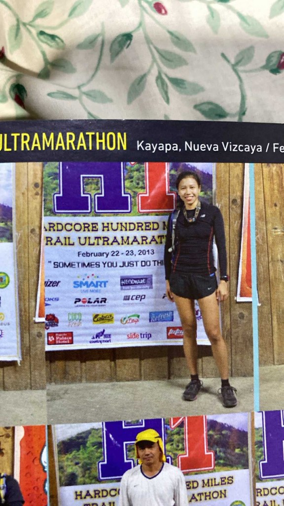 Majo Liao - filipina female trail runner.